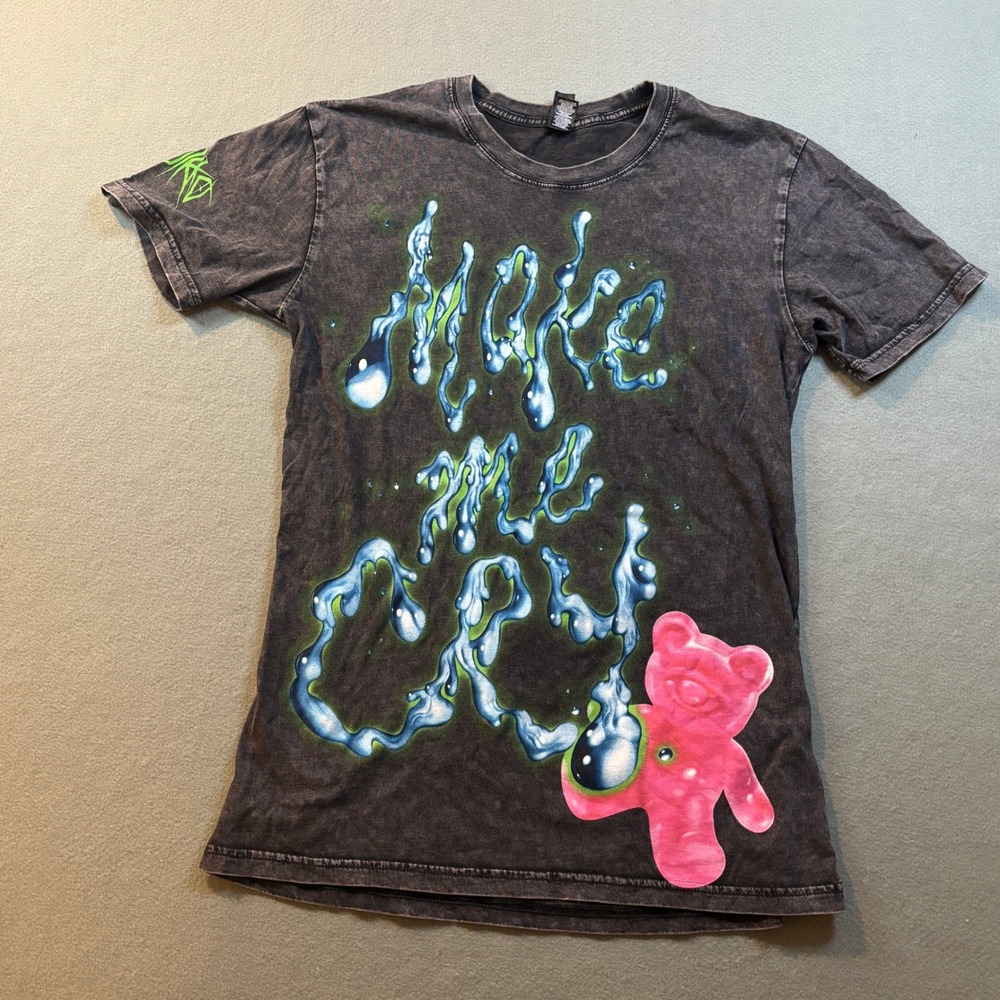 Ashnikko Shirt Small  Make Me Cry Tour Acid Wash Cyber Goth Y2K AS Colour